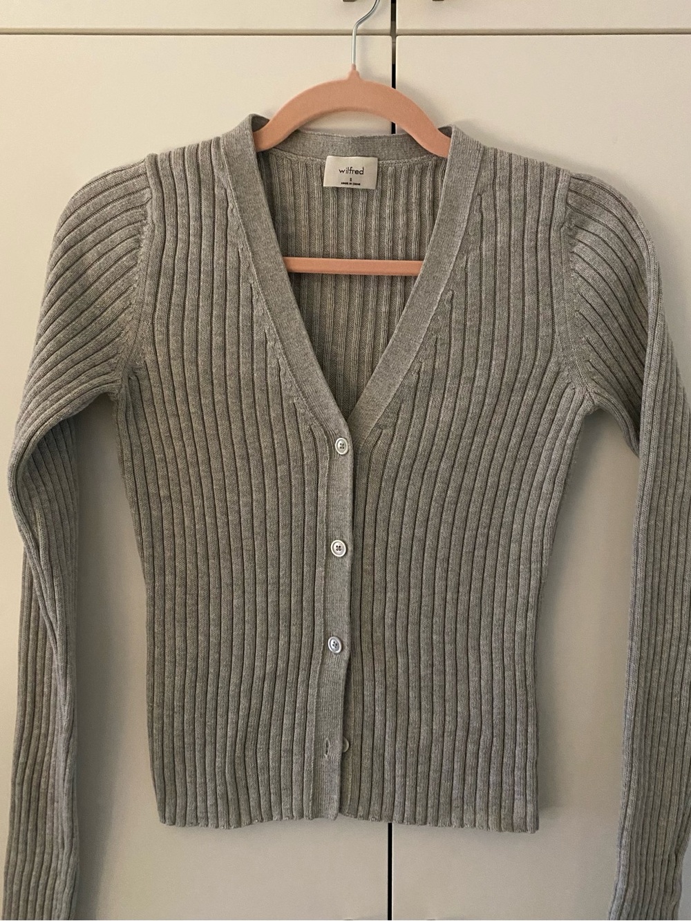 Wilfred Manila Cardignan - Light Grey - Picture 3 of 7